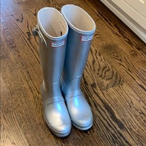 Silver HUNTER boots